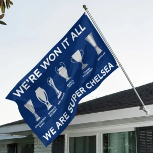 Chelsea 3D House Flag Champions UEFA Conference League 2025 EPL93052925447