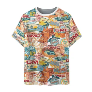 GMC Vintage T-Shirt For Men, All Over Print Shirt For GMC Fan CAR202031225351