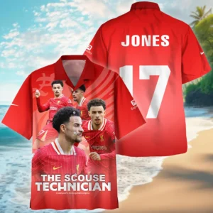 Curtis Jones Hawaiian shirt Premier League 2025, gift for fan Curtis Jones HVN1002CJ05092025HAW