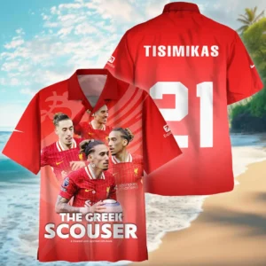 Kostas Tsimikas Hawaiian shirt Premier League 2025, gift for fan Kostas Tsimikas HVN1002KT05092025HAW