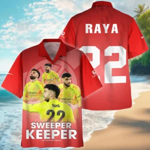 David Raya Hawaiian shirt Premier League 2025 gift for fan David Raya HVN1003DA05122025HAW