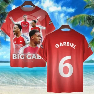 Gabriel Magalhaes T-shirt Premier League 2025 gift for fan Gabriel Magalhaes HVN1003GM05122025TS3D