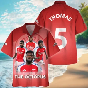 Thomas Partey Hawaiian shirt Premier League 2025 gift for fan Thomas Partey HVN1003TP05122025HAW