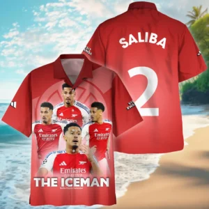 William Saliba Hawaiian shirt Premier League 2025 gift for fan William Saliba HVN1003WS05122025HAW