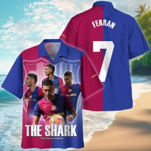 Ferran Torres Hawaiian Shirt Laliga 2025 For Fan Ferran Torres HVN1009FT05152025HAW