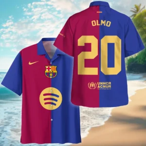 Dani Olmo Hawaiian Shirt La Liga 2025 For Fan Dani Olmo HVN1010BDO05162025