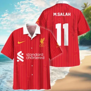 Mohamed Salah Hawaiian Shirt Premier League 2025 For Fan Mohamed Salah HVN1010MS05162025