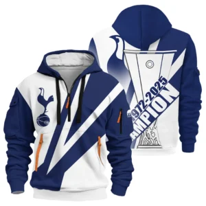 Tottenham Hotspur Hoodie Half Zipper UEFA League 2025 For Fan Tottenham Hotspur HVN1016UEFACHMP052425