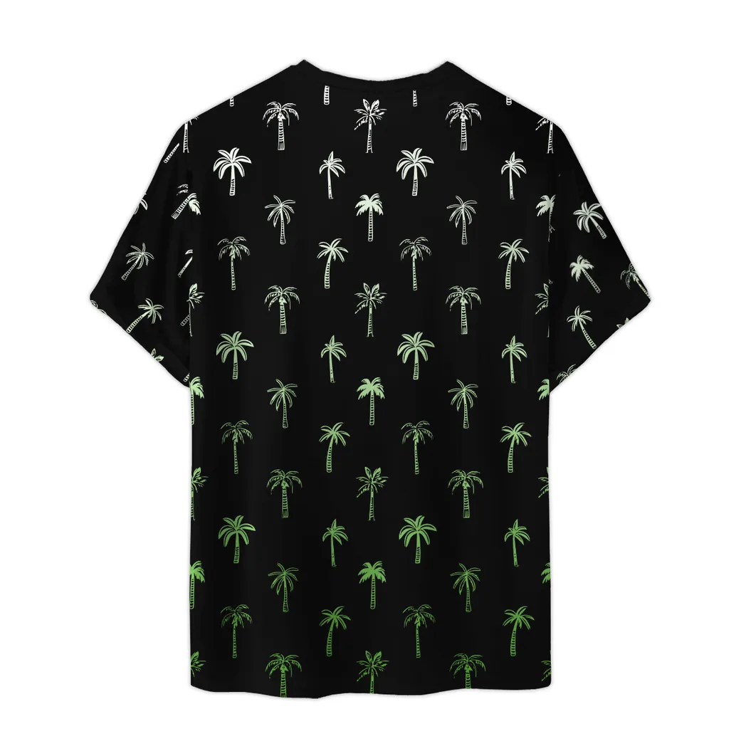 JDTT73 black green 040325 Tshirt back