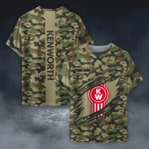 Kenworth T-Shirt Style Camo Oversized, All over print Shirt CAR210040825712