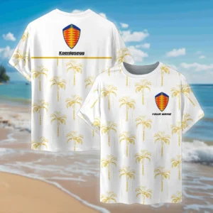 Koenigsegg T-Shirt For Men, Custom T-Shirt Printing Gift For Koenigsegg Fan CAR206031225947