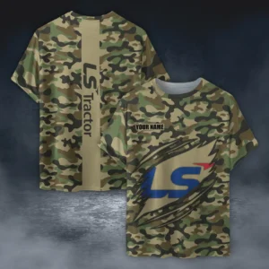 LS Tractor T-Shirt Style Camo Oversized, All over print Shirt CAR210040825718