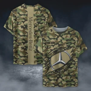 Mercedes Benz T-Shirt Style Camo Oversized, All over print Shirt CAR210040825722