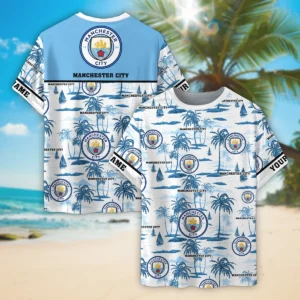 Manchester City T-Shirt, All Over Print Oversize Shirt For Manchester City Fans EPL35050325678