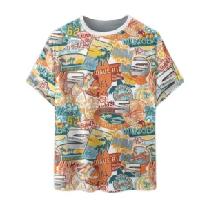 Seat Vintage T-Shirt For Men, All Over Print Shirt For Seat Fan CAR202031225381