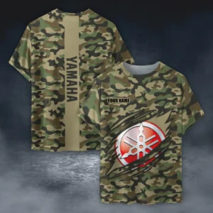 Yamaha T-Shirt Style Camo Oversized, All over print Shirt CAR210040825741