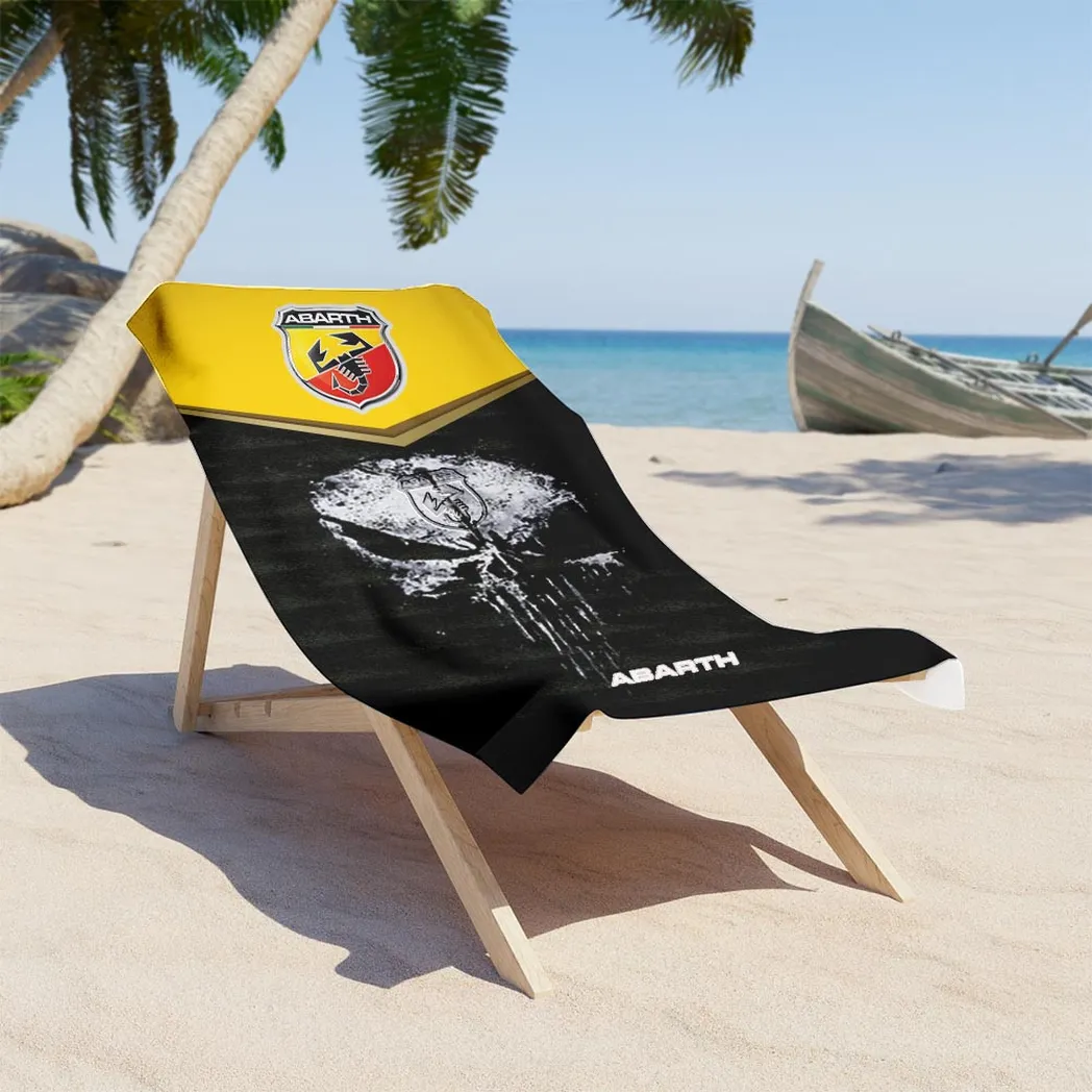 abarth beach towel gift for abarth lovers gift for him husband boyfriend car17302252500