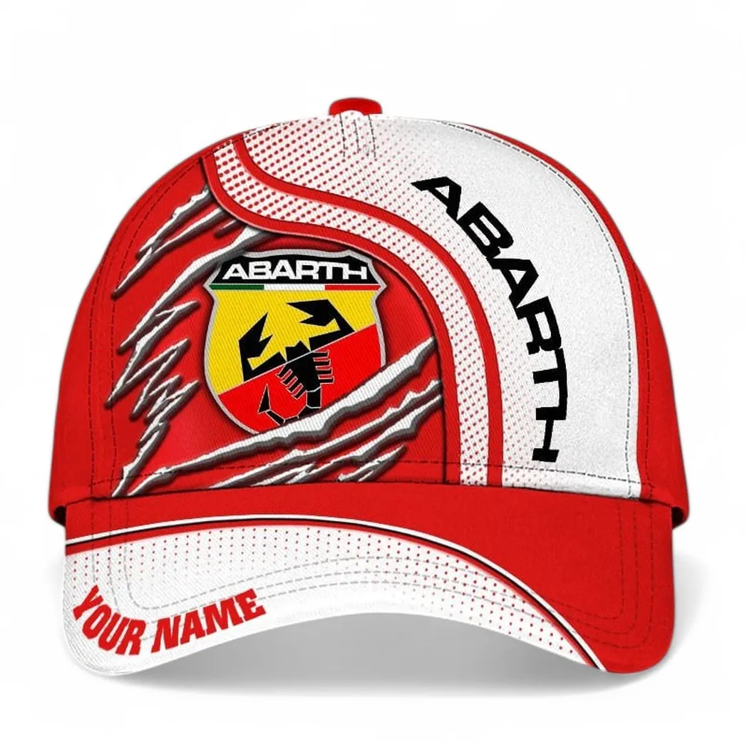 Abarth Classic Cap, Gift For Abarth Lovers, Gift For Him, Husband, Boyfriend CAR50021825000 - White