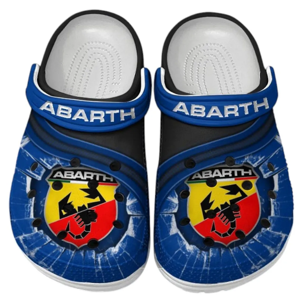 abarth crocs clogs men women gift for abarth fan car188032025171 blue aczrd