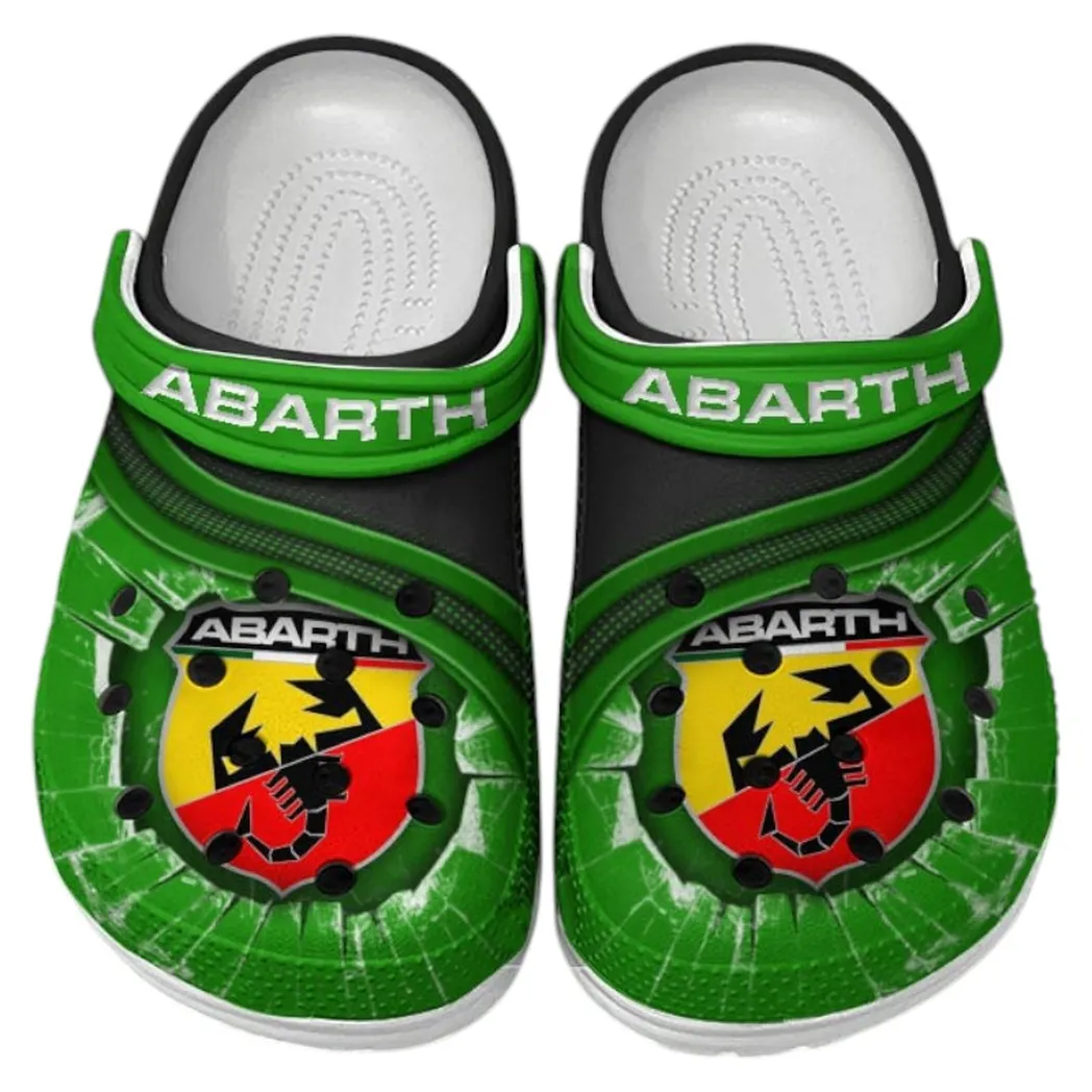 Abarth Crocs Clogs Men Women, Gift For Abarth Fan CAR188032025171 - Green
