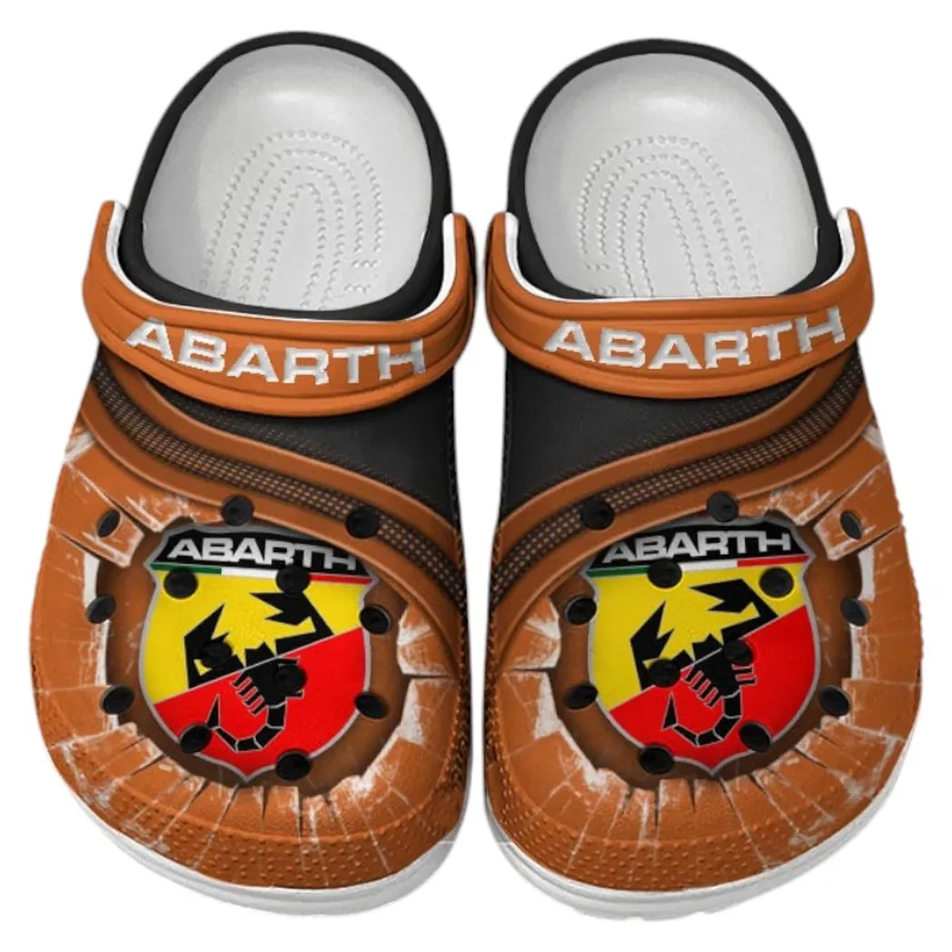 Abarth Crocs Clogs Men Women, Gift For Abarth Fan CAR188032025171 - Orange