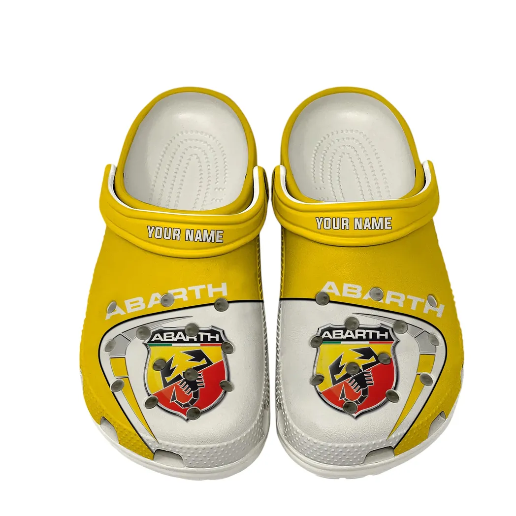 abarth crocs gift for abarth lover gift for him husband boyfriend car16802262501 white lqrqj