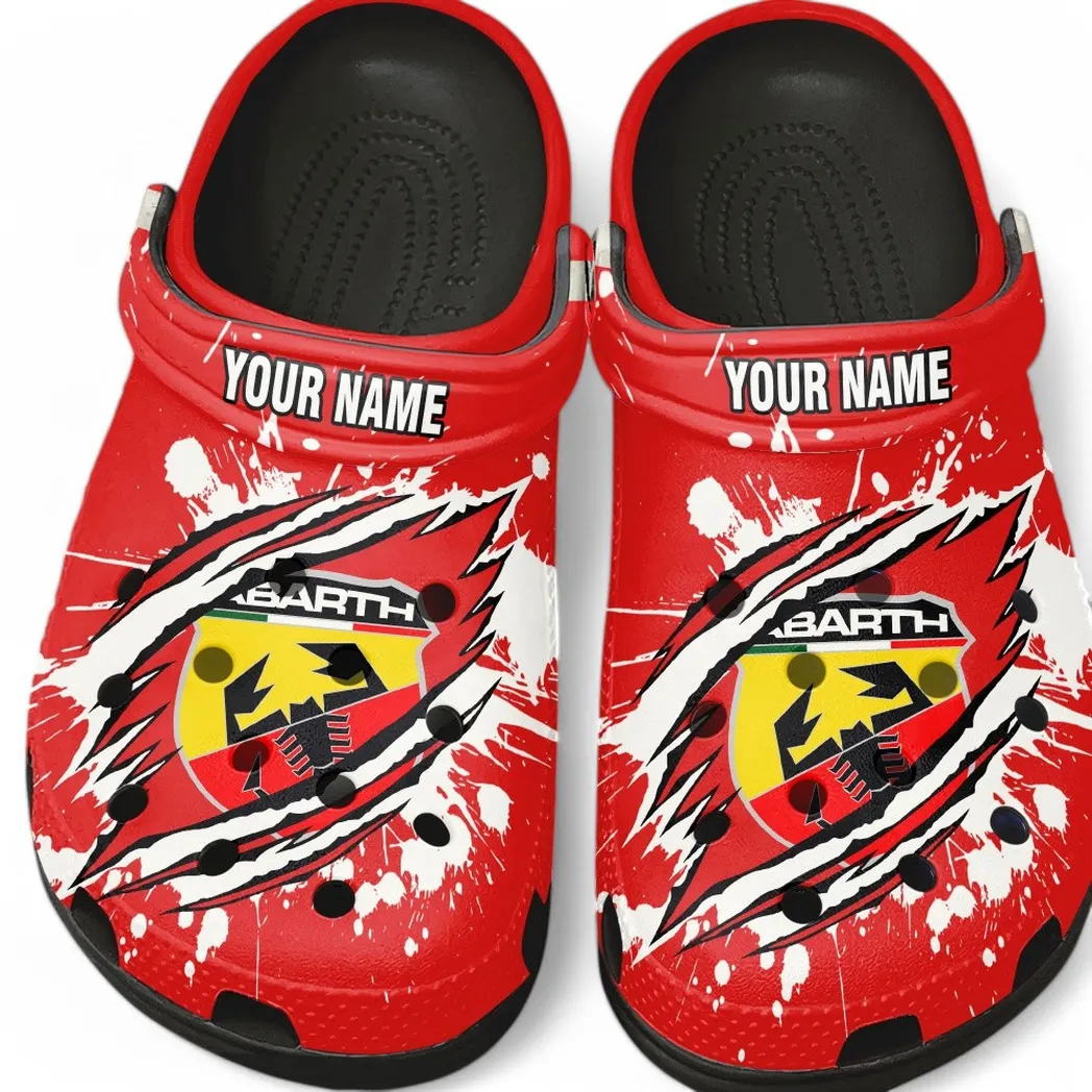 abarth crocs gift for abarth lovers gift for him husband boyfriend car5602192500 black us10a