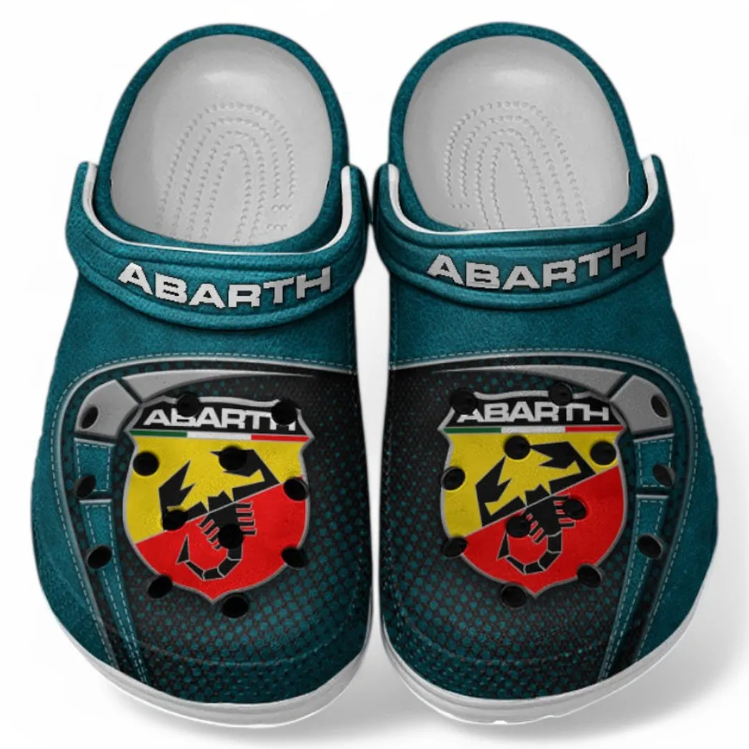 Abarth Crocs Sandals For Men Women, Gift For Abarth Fan CAR177031425575 - Cyan