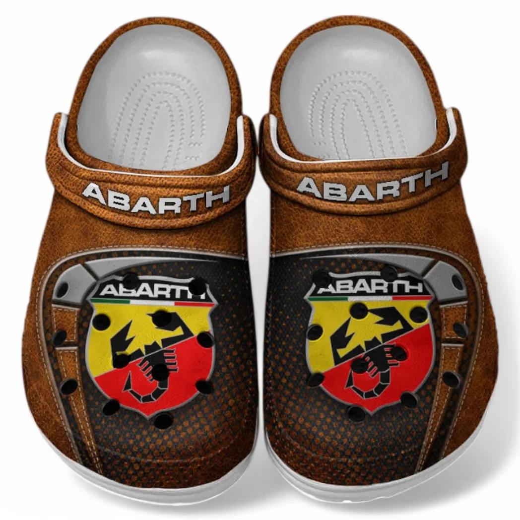 Abarth Crocs Sandals For Men Women, Gift For Abarth Fan CAR177031425575 - Orange