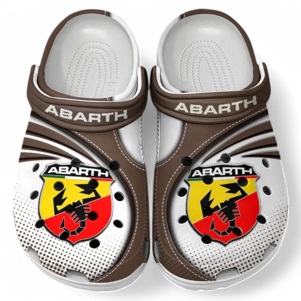 Abarth Crocs Sandals For Men Women, Gift For Abarth Fan CAR181031525703 - Brown