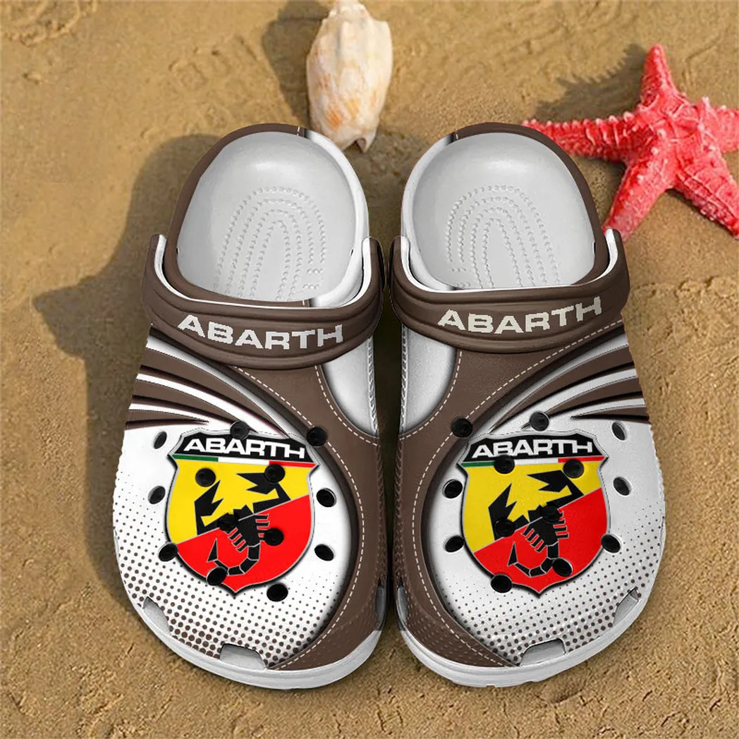 abarth crocs sandals for men women gift for abarth fan car181031525703 brown