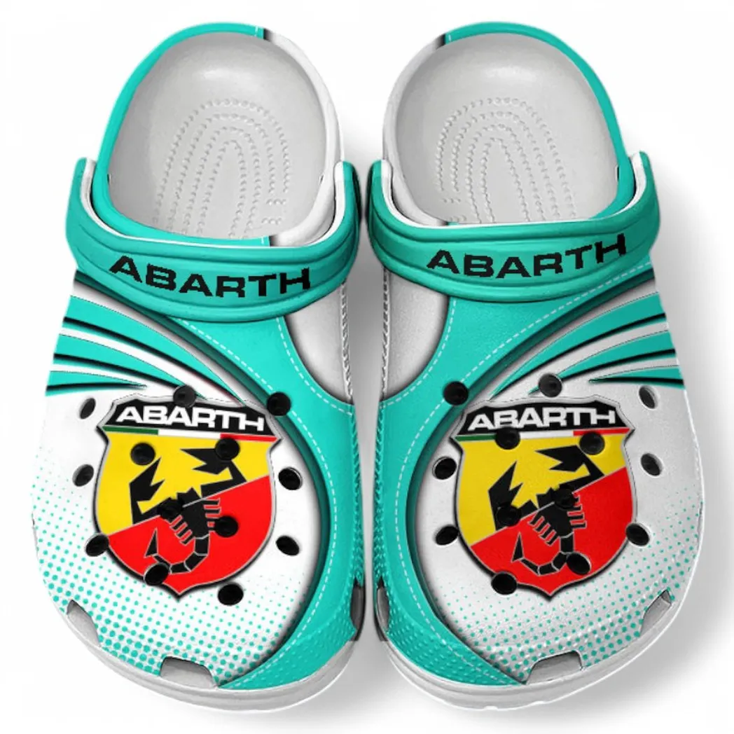 abarth crocs sandals for men women gift for abarth fan car181031525703 cyan ja3vi
