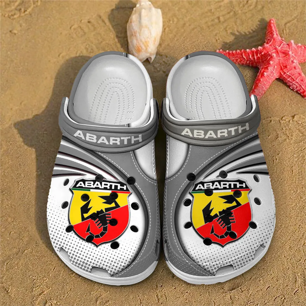 abarth crocs sandals for men women gift for abarth fan car181031525703 gray lrt3d