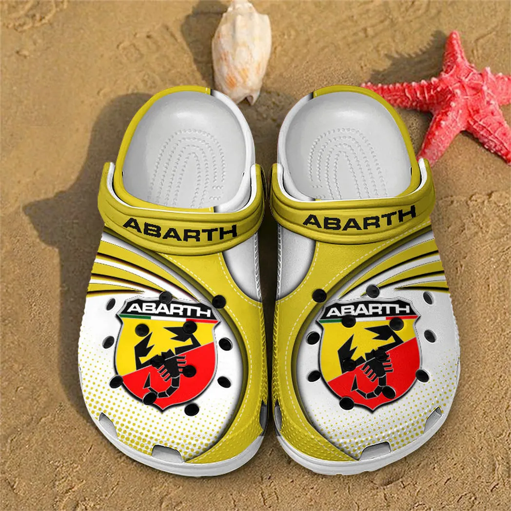 abarth crocs sandals for men women gift for abarth fan car181031525703 yellow mrngl