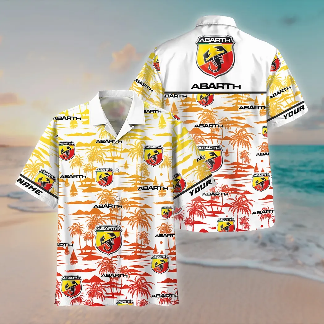 Abarth Custom Hawaiian Shirt For Men, Gift For Abarth Fan CAR205031225666