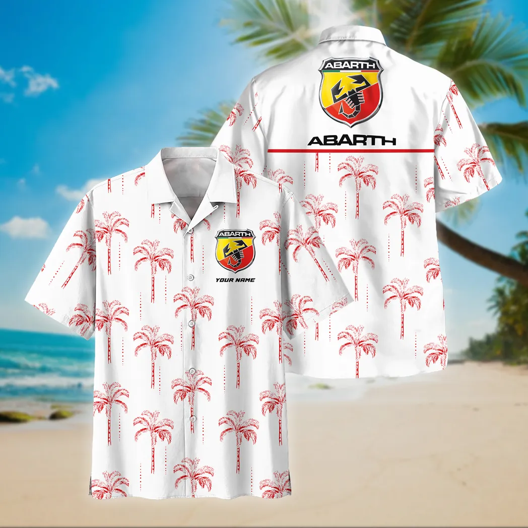 Abarth Custom Hawaiian Shirt For Men, Gift For Abarth Fan CAR206031225888