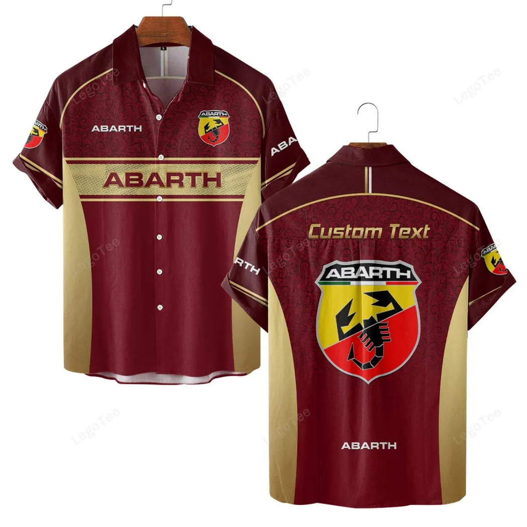 Abarth Custom Hawaiian Shirts For Men, Gift For Abarth Lovers, Gift For Him, Husband, Boyfriend CAR137021325934-3