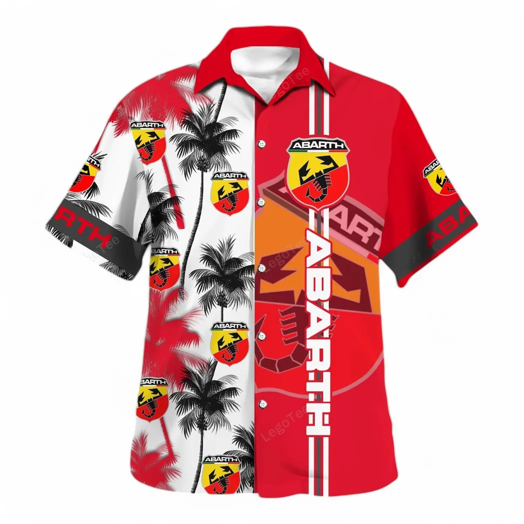 Abarth Hawaiian Shirt For Men, Gift For Abarth Lovers, Gift For Him, Husband, Boyfriend CAR143021125073