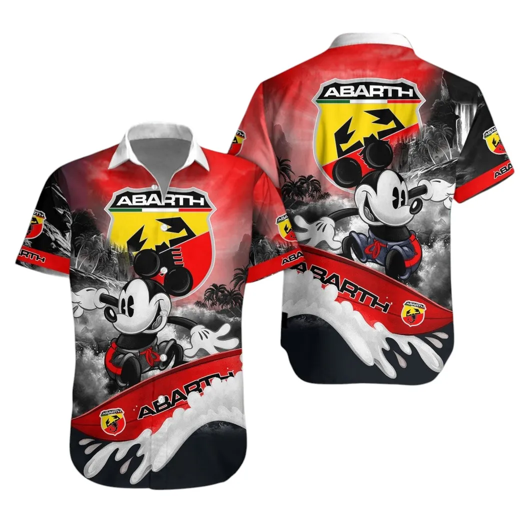 Abarth Hawaiian Shirt For Men, Gift For Abarth Lovers, Gift For Him, Husband, Boyfriend CAR53030625000
