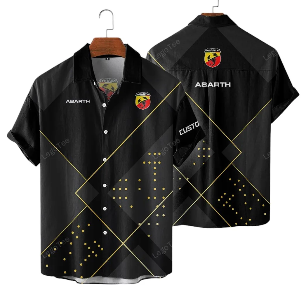 Abarth Hawaiian Shirt For Men, Gift For Abarth Lovers, Gift Fot Him, Husband, Boyfriend CAR11403032500