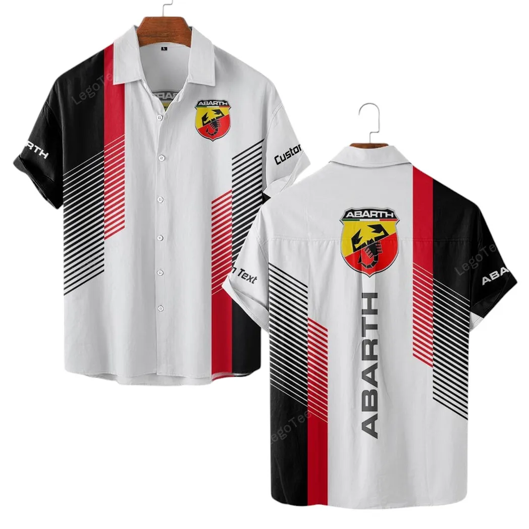 Abarth Hawaiian Shirt, Gift For Abarth Lovers, Gift For Him, Husband, Boyfriend CAR10703122501