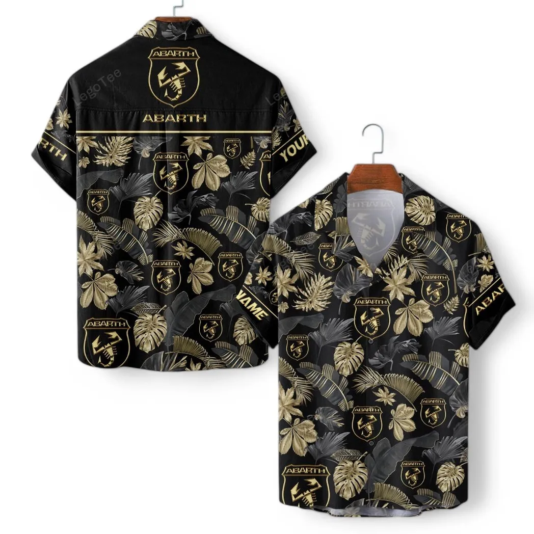 abarth hawaiian shirt set for men gift for abarth lovers gift for him husband boyfriend car139021125152 1