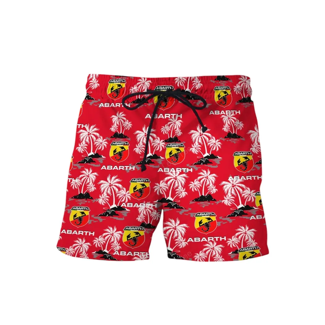abarth hawaiian shirt set for men gift for abarth lovers gift for him husband boyfriend car144021125517 1