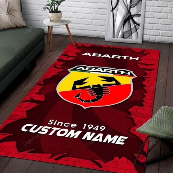 abarth rug gift for abarth lovers gift for him husband boyfriend car133021225712