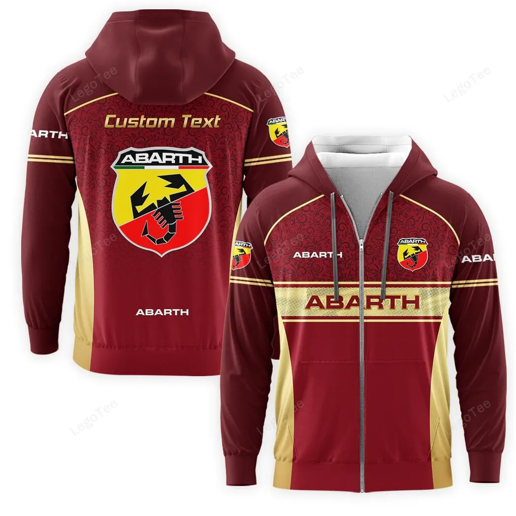 Abarth Zipper Hoodie, Gift For Abarth Lovers, Gift For Him, Husband, Boyfriend CAR137021325934-6