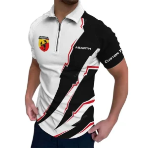 Abarth Zipper Polo Shirt, All Over Print Shirt For Abarth Lovers CAR128021025028