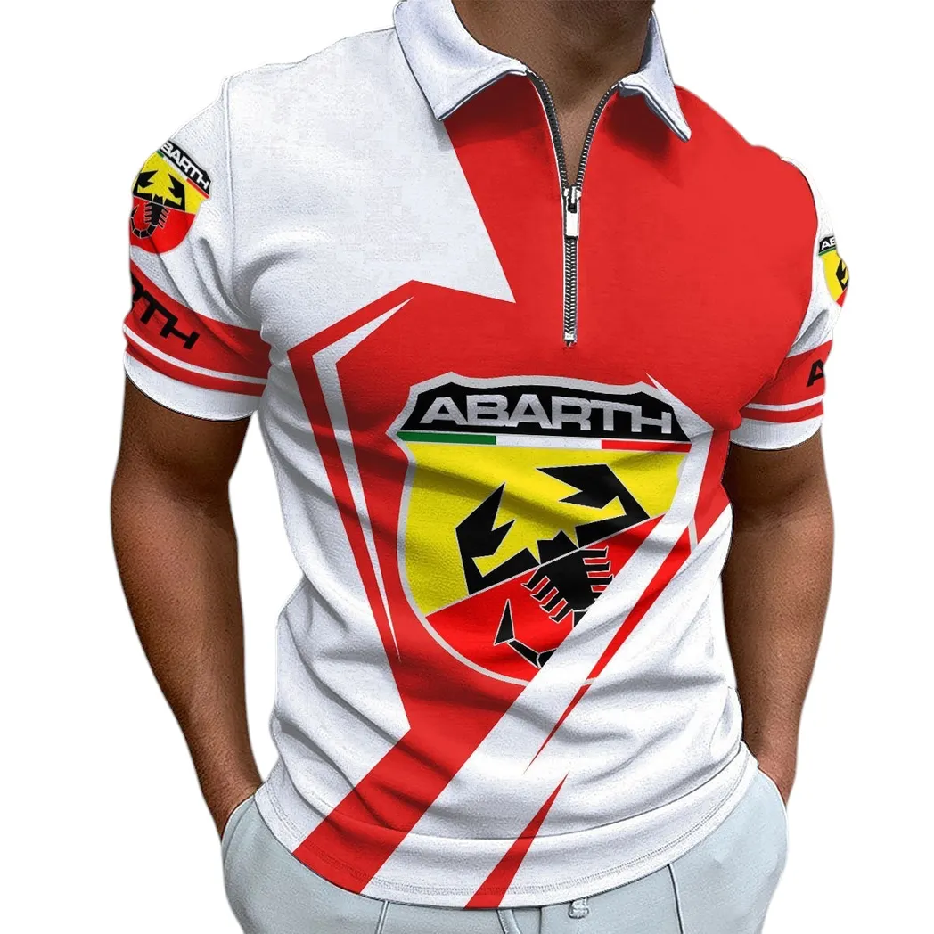 abarth zipper polo shirt gift for abarth lovers gift for him husband boyfriend car3202122516 jmd5p