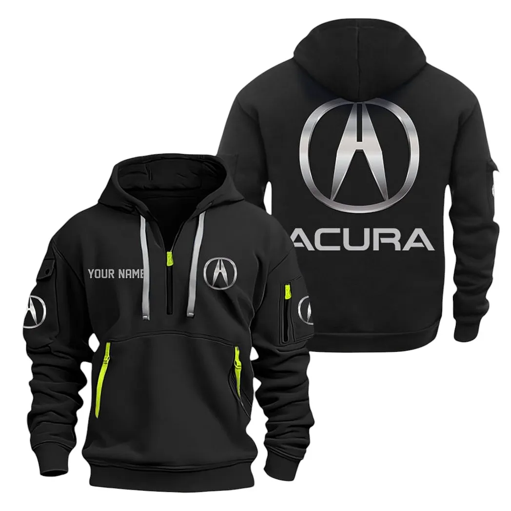 acura half zip hoodie for men gift for acura lovers car20022125745 black iffbn