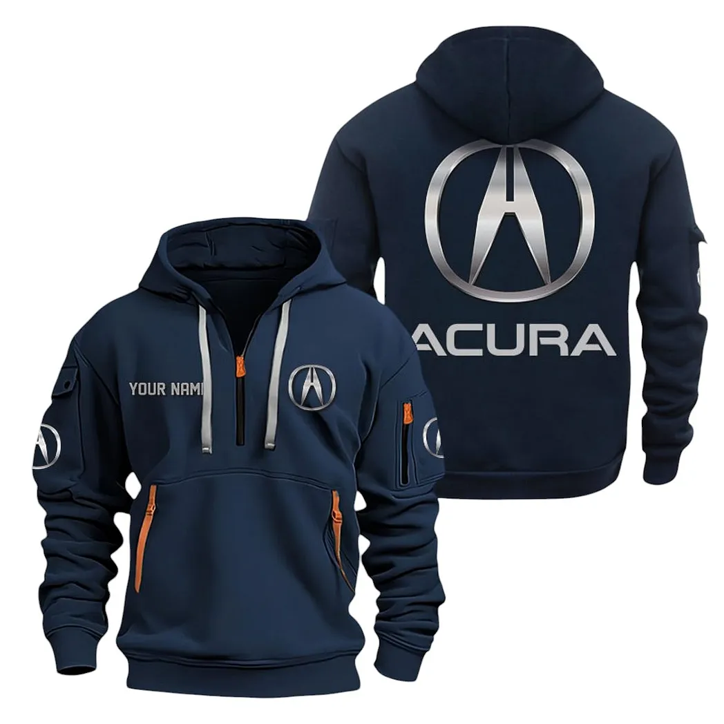 acura half zip hoodie for men gift for acura lovers car20022125745 navy goniv