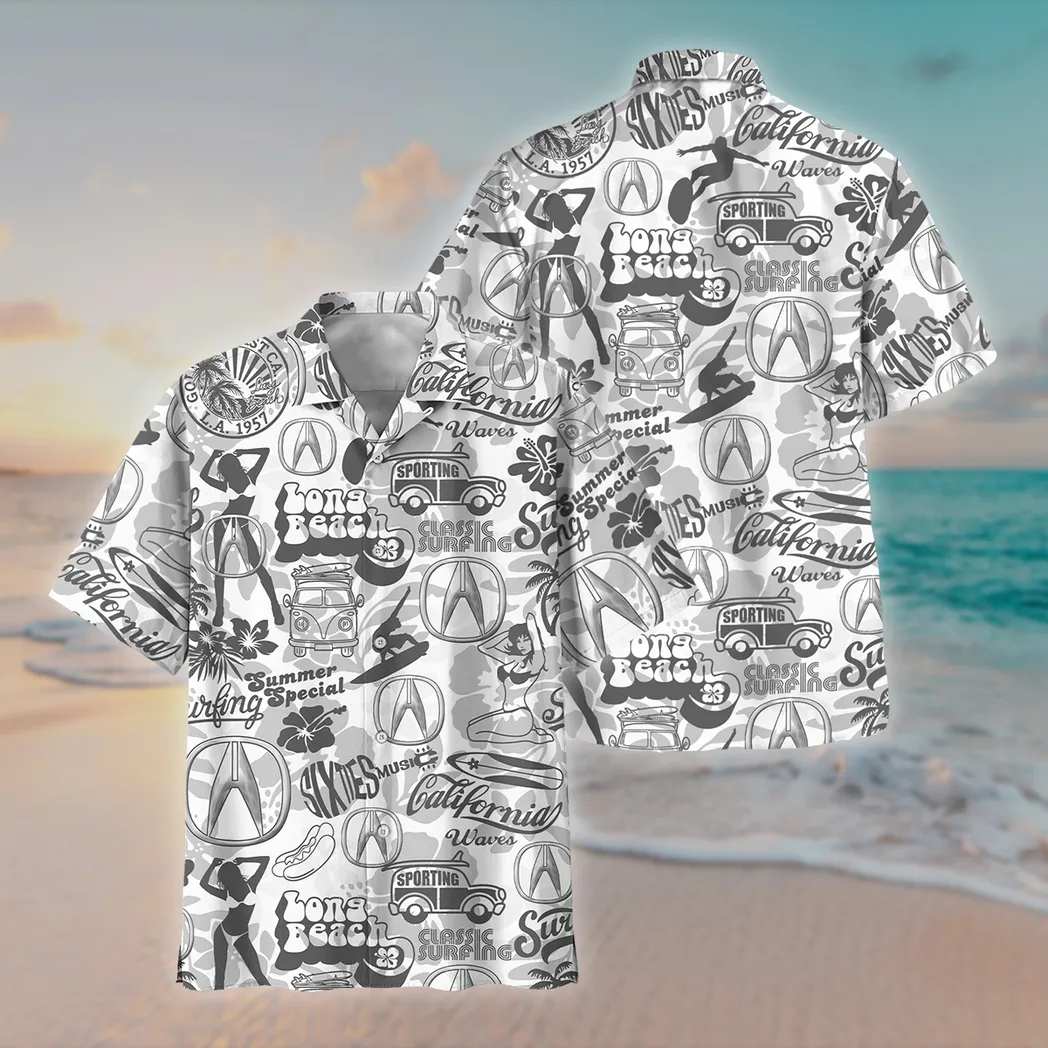 Acura Hawaiian Shirt For Men, Gift For Acura Lovers CAR201030725556
